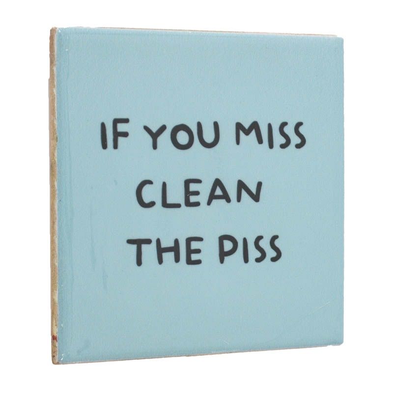 Tegeltje · If you miss
