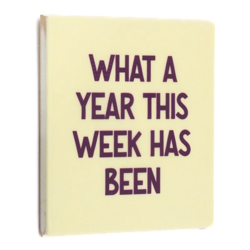 Tegeltje ·  what a year