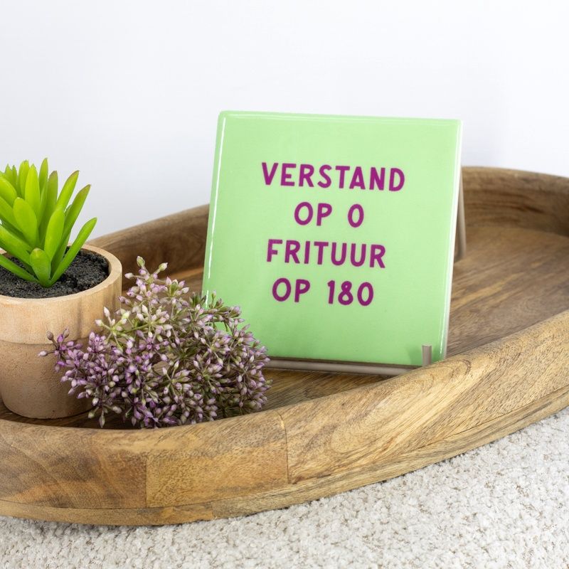 Tegeltje · verstand op 0