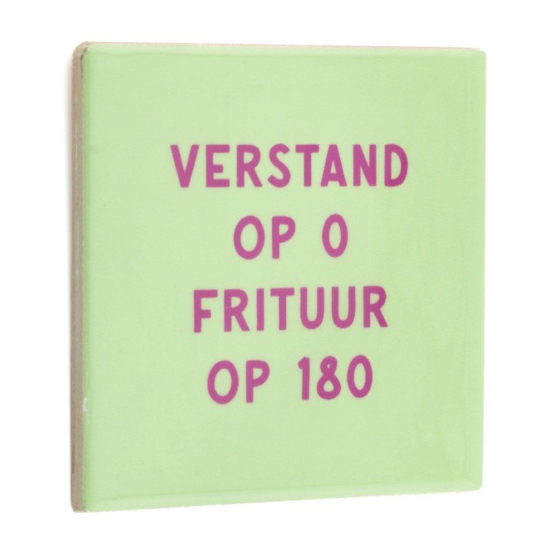Tegeltje · verstand op 0