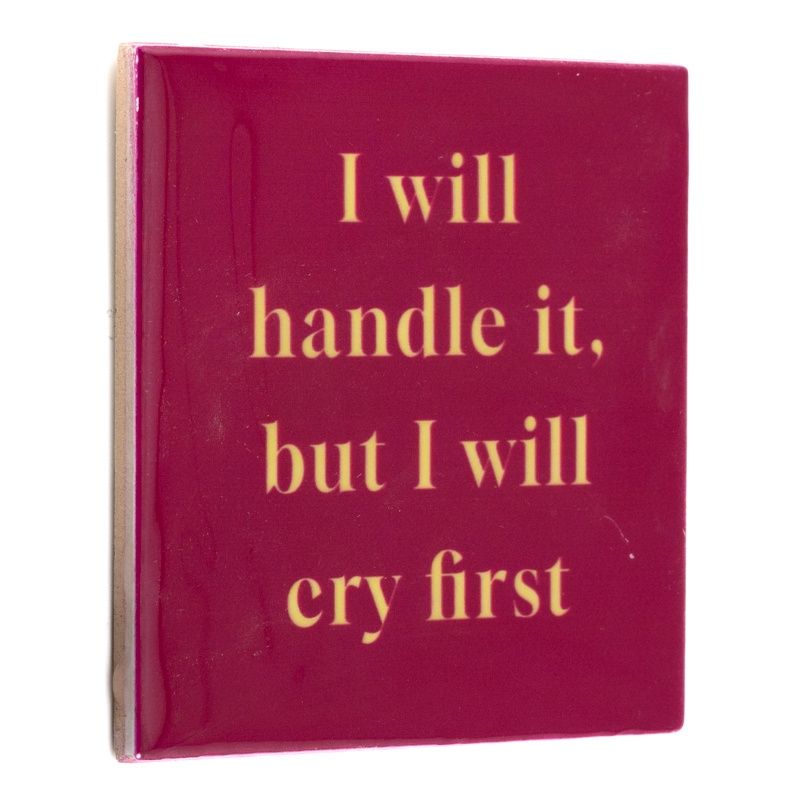 Tegeltje · I will handle it
