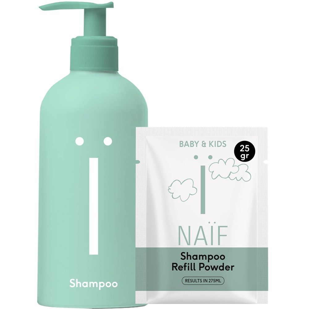 Naïf · Waterless Refill Kit Shampoo (Fles + Navulpoeder)