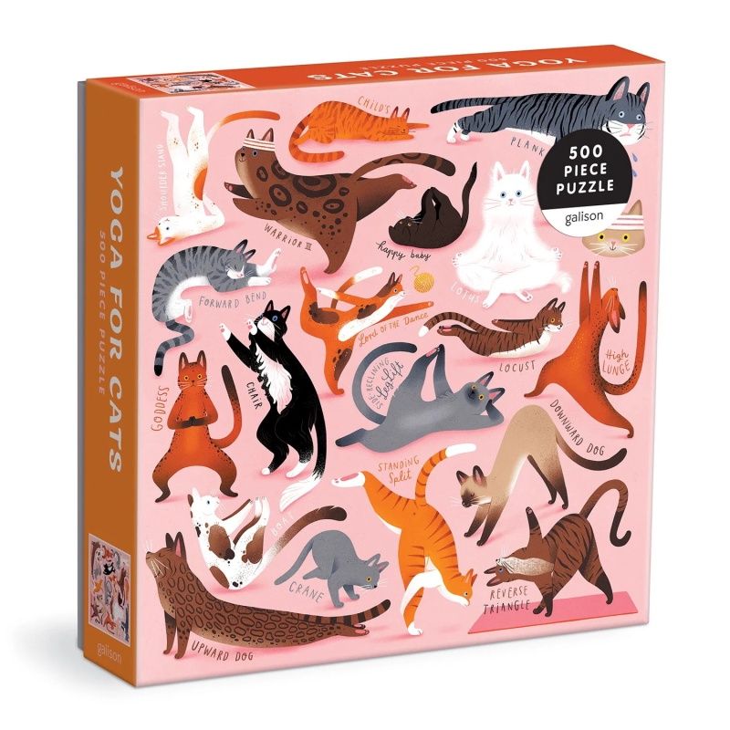 Puzzel Yoga for cats