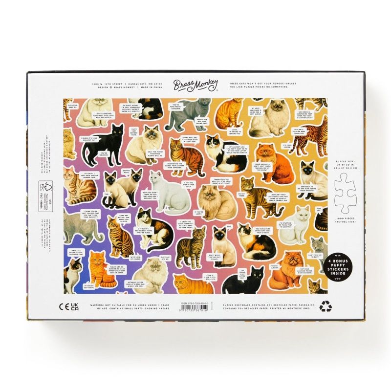 Puzzel Moody cats