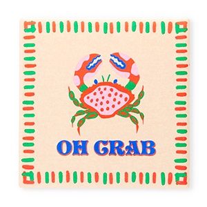 Tegeltje · Oh crab