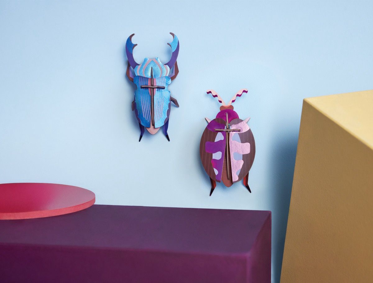 Studio ROOF · Medium Insects - Azure Stag Beetle