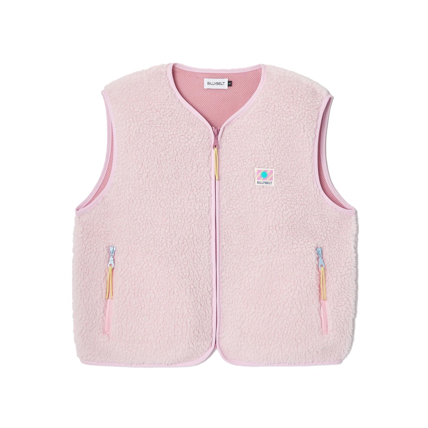 Billybelt · Dames sherpa jas met rits - Roze