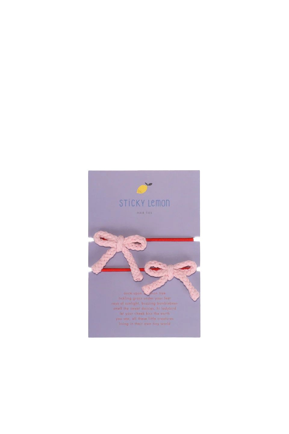 Elastiekjes lemon tree roze