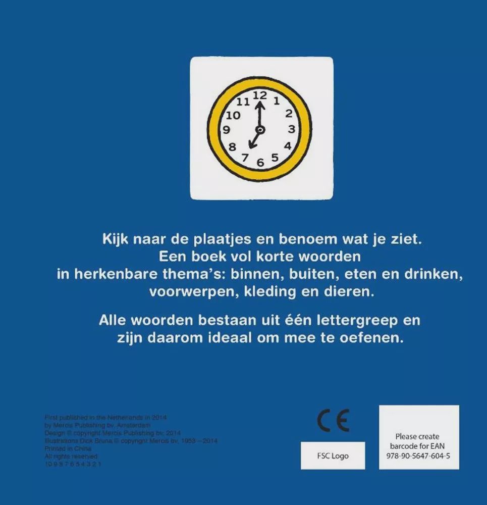Nijntje oefent korte woordjes 2+