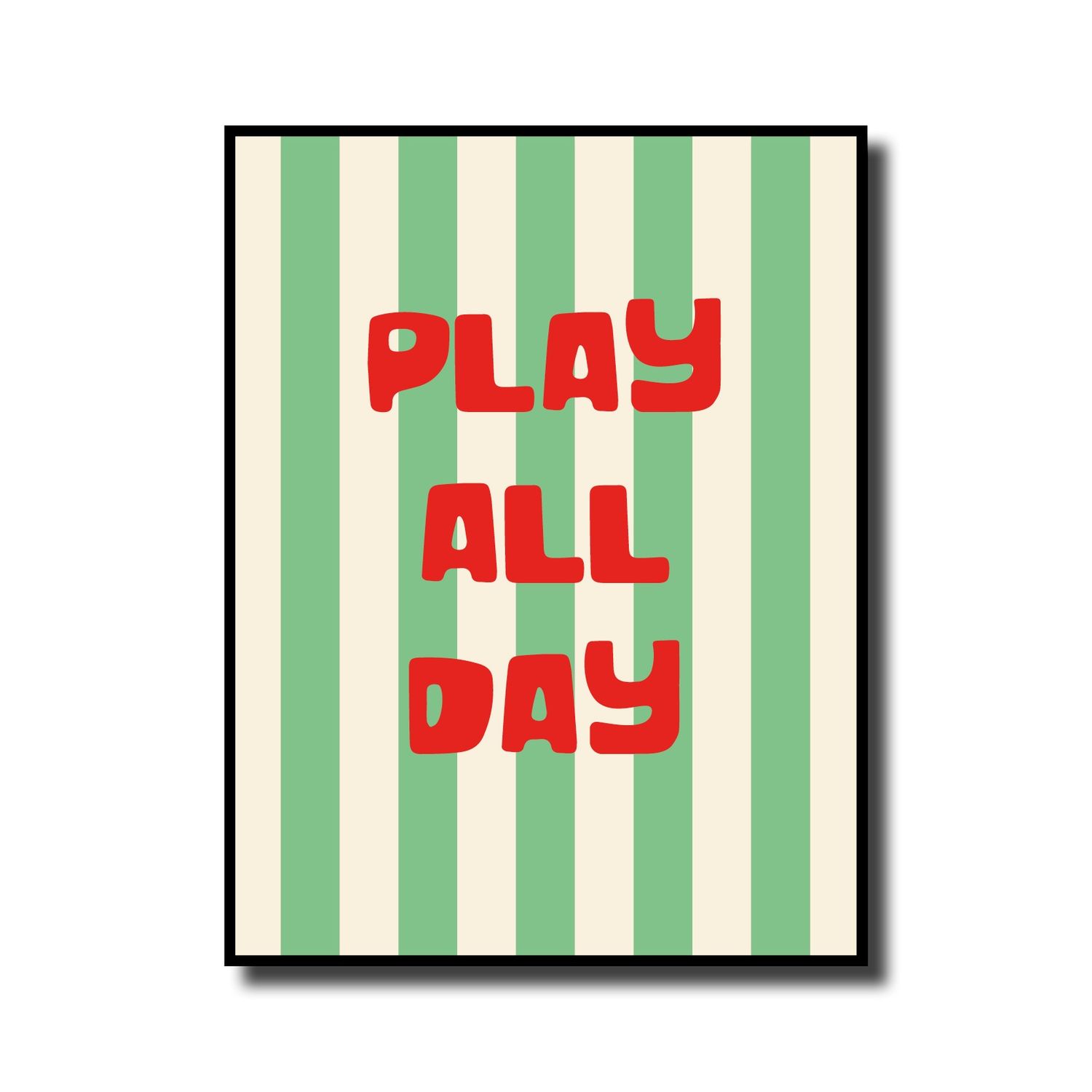 Print in lijst 'Play all day'