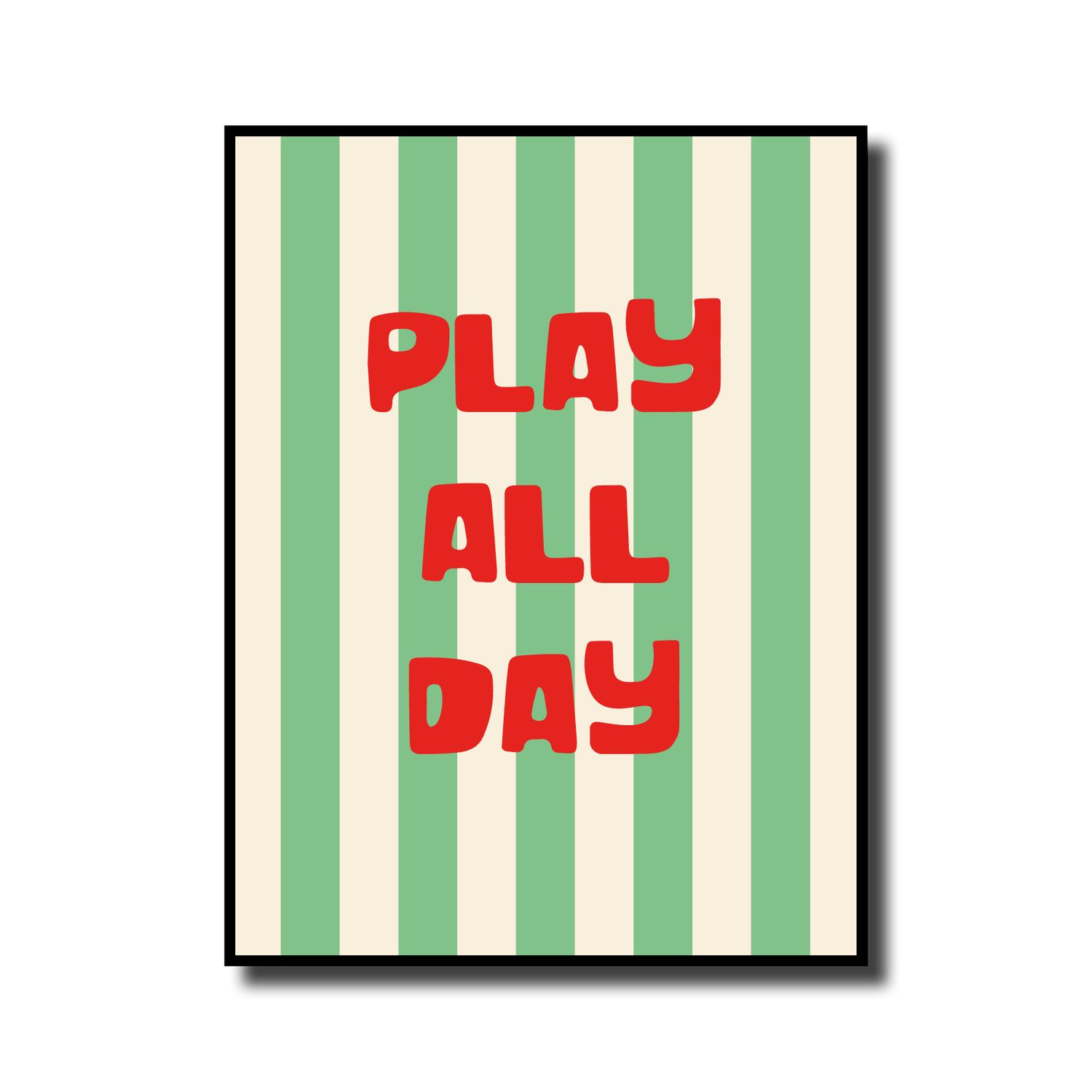 Print in lijst 'Play all day'