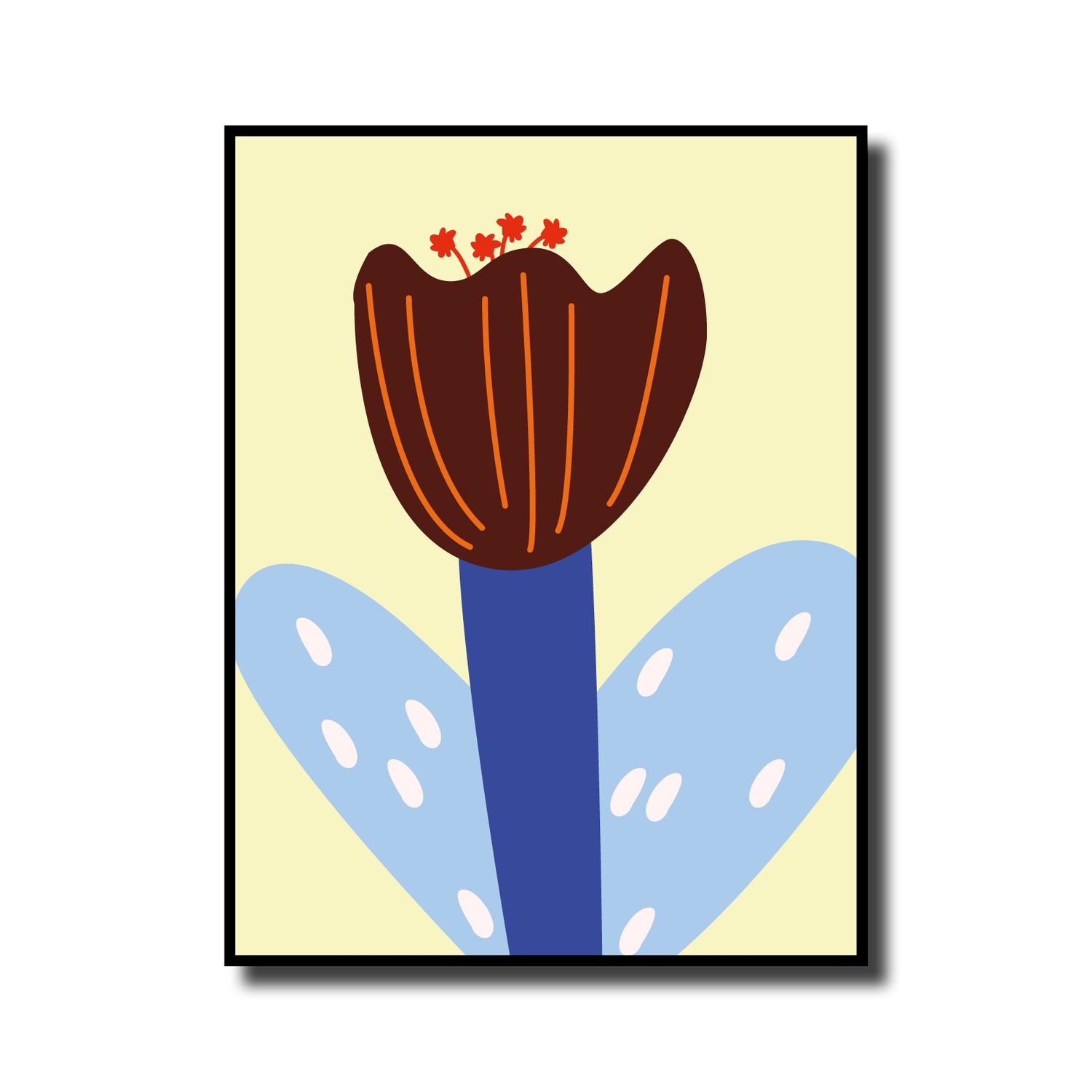 Print in lijst 'Flower yellow'
