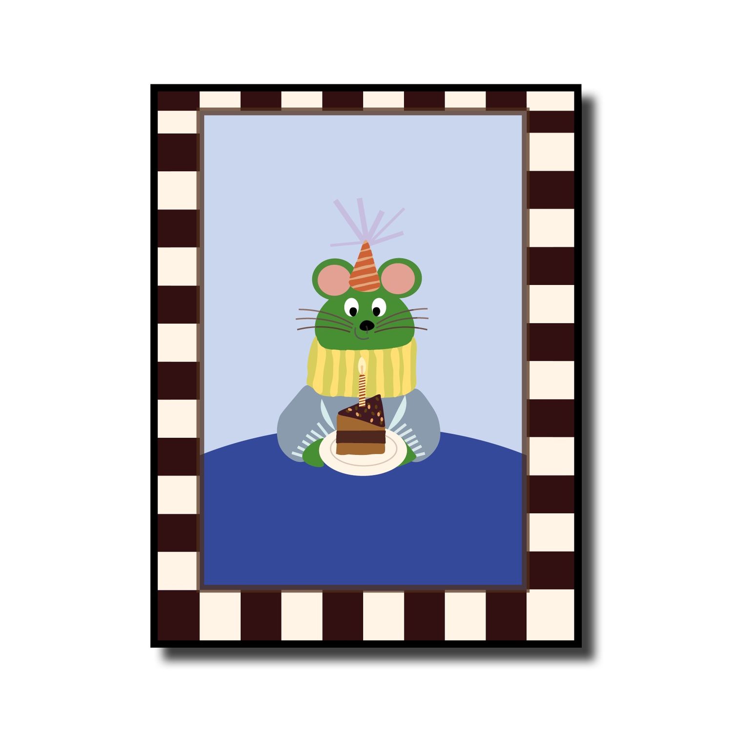 Print in lijst 'Green mouse'