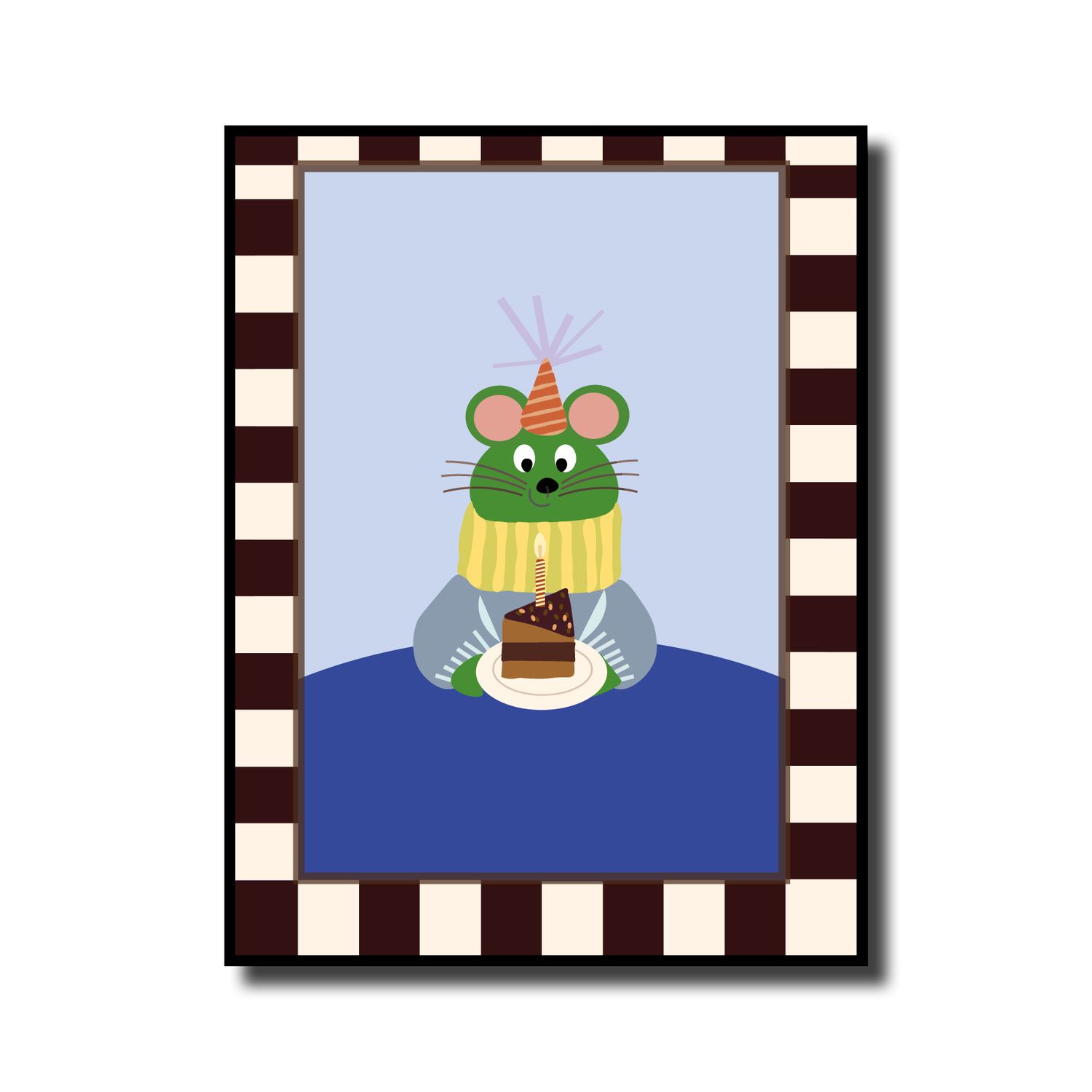 Print in lijst 'Green mouse'
