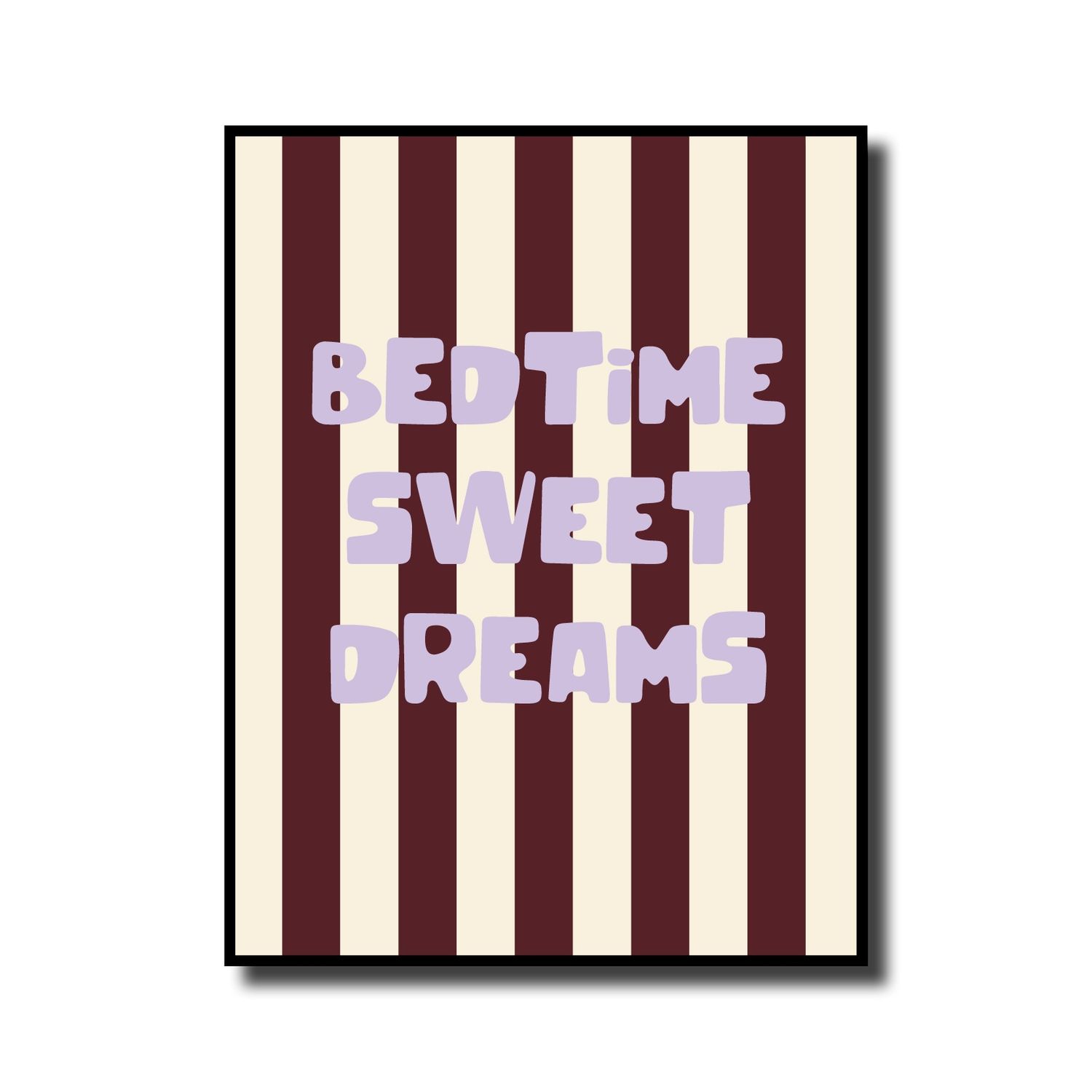 Print in lijst 'Bedtime sweet dreams'