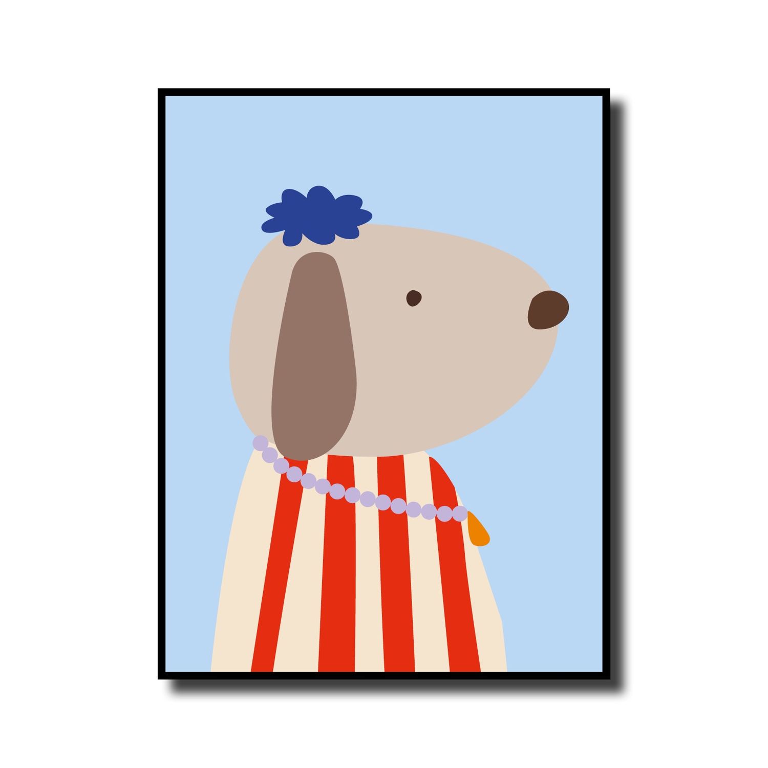 Print in lijst 'Kids dog'