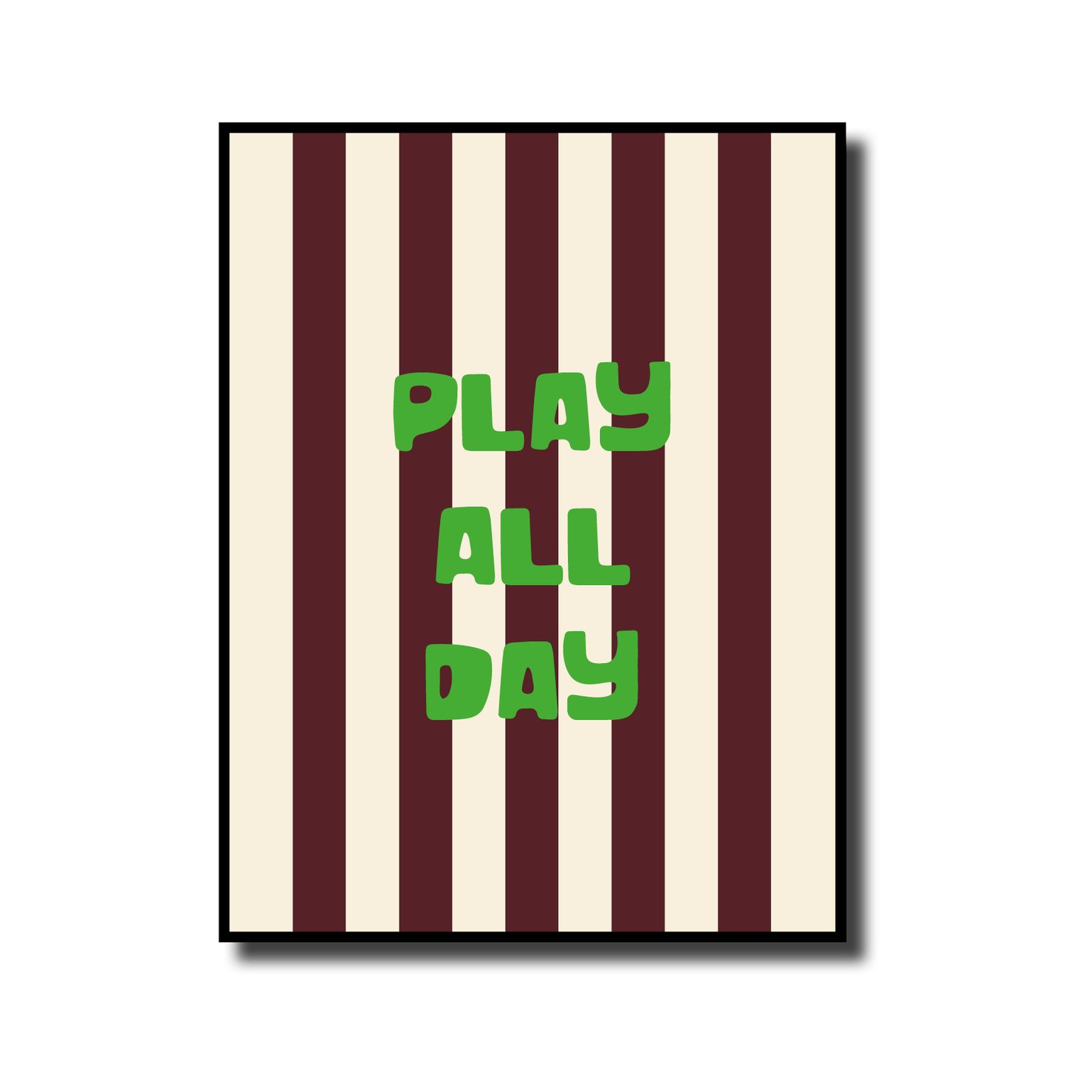 Print in lijst 'Play all day green'