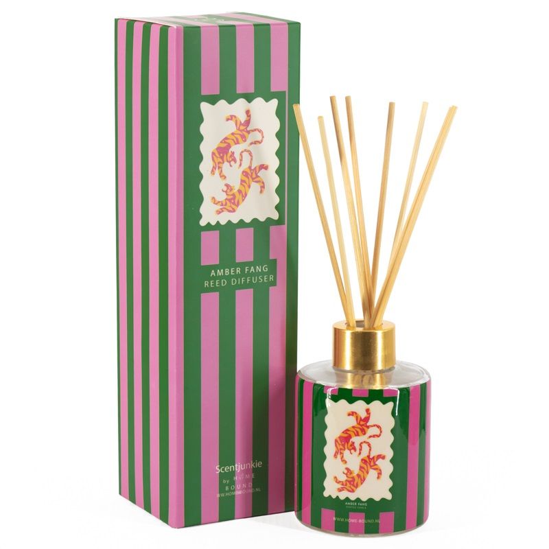 Geurdiffuser stokjes 150ml Amber Fang