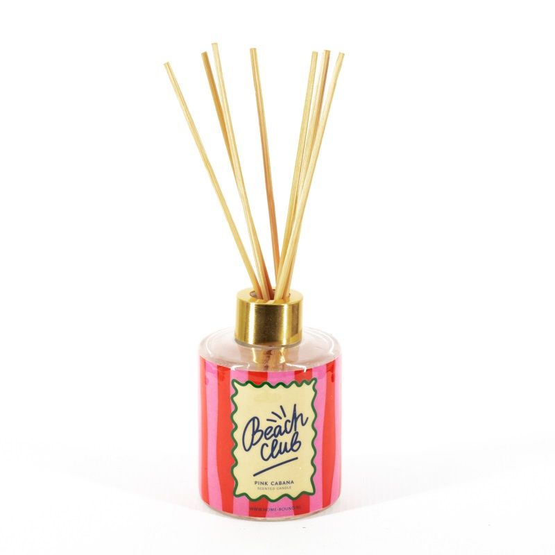 Geurdiffuser stokjes 150ml Pink Cabana