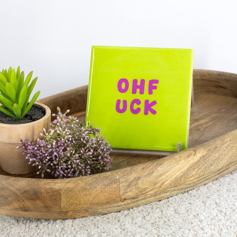 Tegeltje · oh fuck