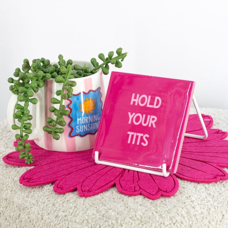 Tegeltje · hold your tits