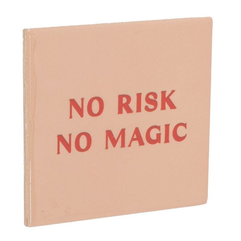 Tegeltje · no risk no magic