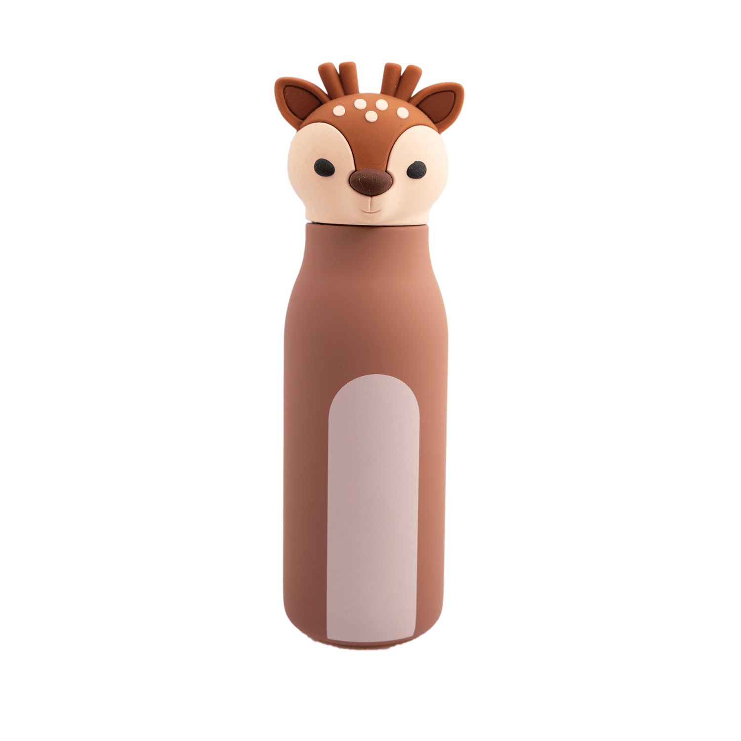 Dubbelwandige fles met siliconen rietje Milo