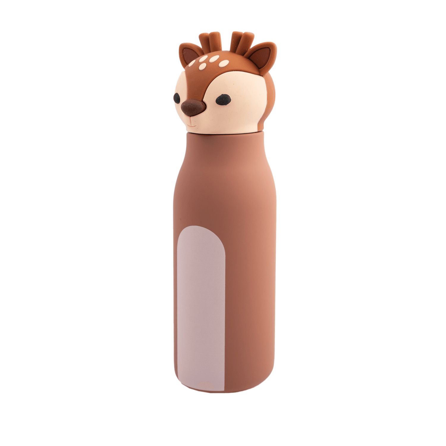 Dubbelwandige fles met siliconen rietje Milo