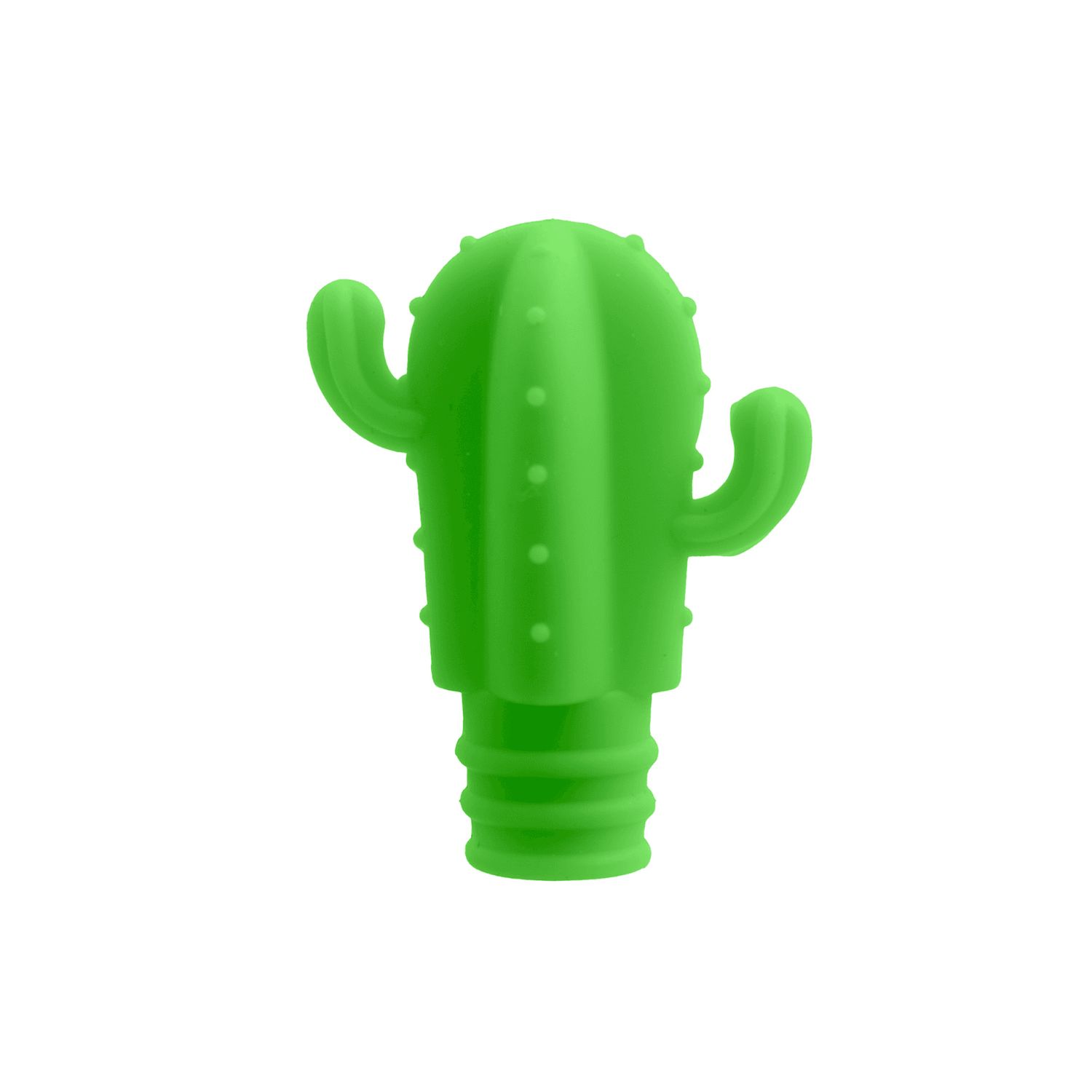 Flessenstop uit Platinum Silicone cactus