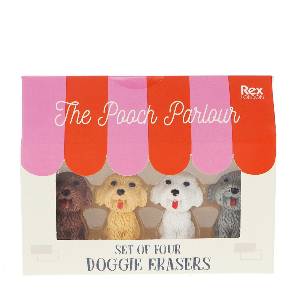 REX · Potlood dop gummen (set van 4) - Pooch Parlour