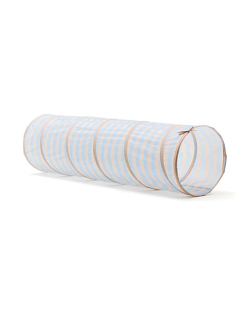 Kids Concept · Tunnel gestreept licht blauw