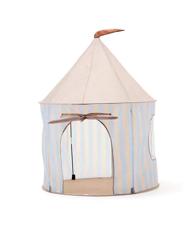 Kids Concept · Tent gestreept licht blauw