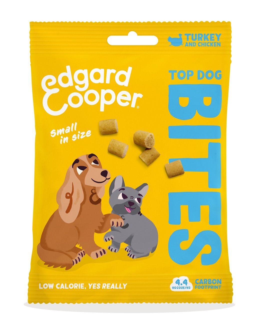 Edgard Cooper · Hondensnack · Bites Kalkoen Kip small