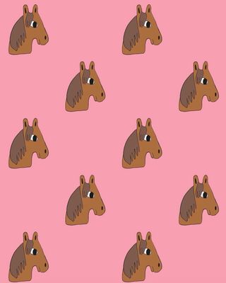 Ole · tissue paper · horses + uni + square