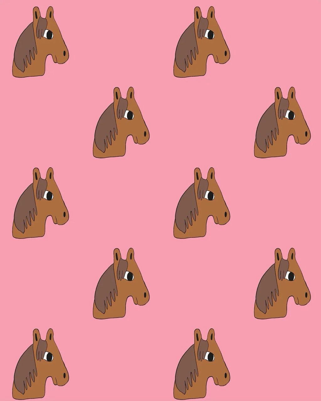 Ole · tissue paper · horses + uni + square