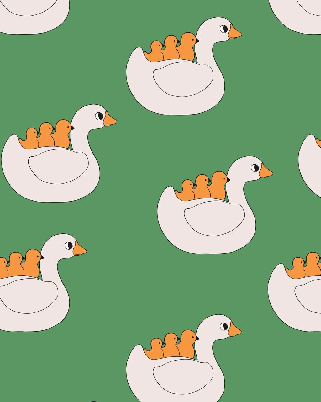Ole · tissue paper · swan + banana + matches