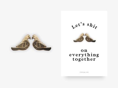 Pin · let's shit together