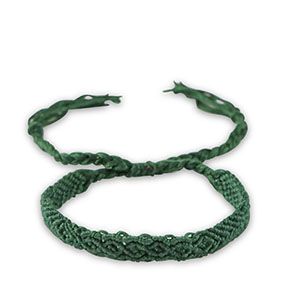 Armband geweven · dark classic green