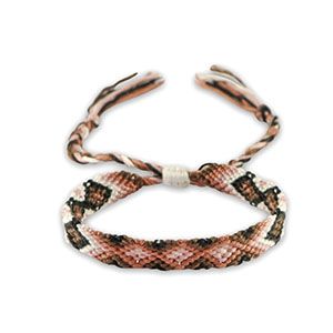 Armband geweven · black-vintage pink