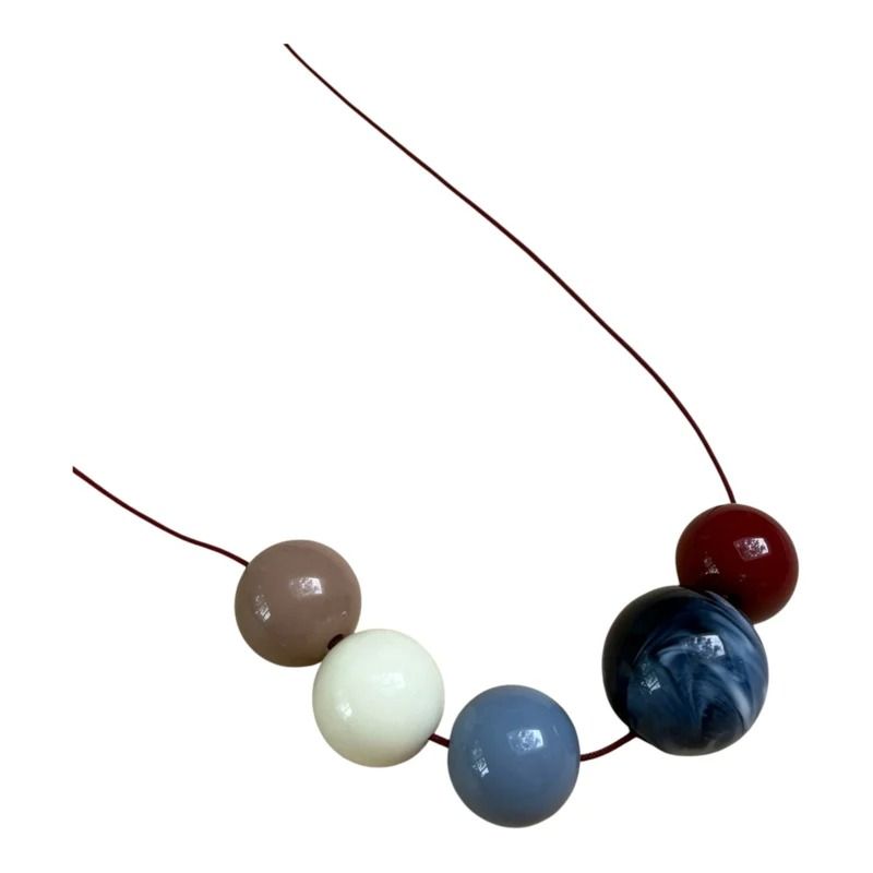 Bybjor · 'Chunky Beads and Cord' · ketting