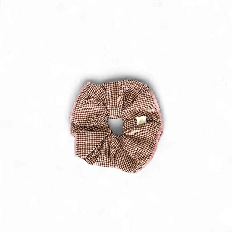 Scrunchie · lemon tree gingham tree + phloem