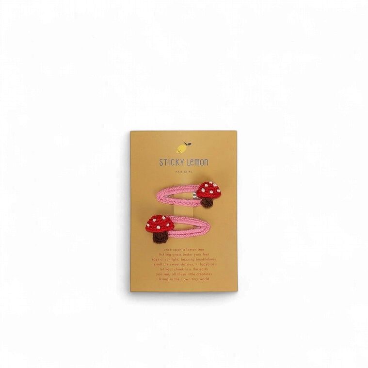 Hairclips · mushroom