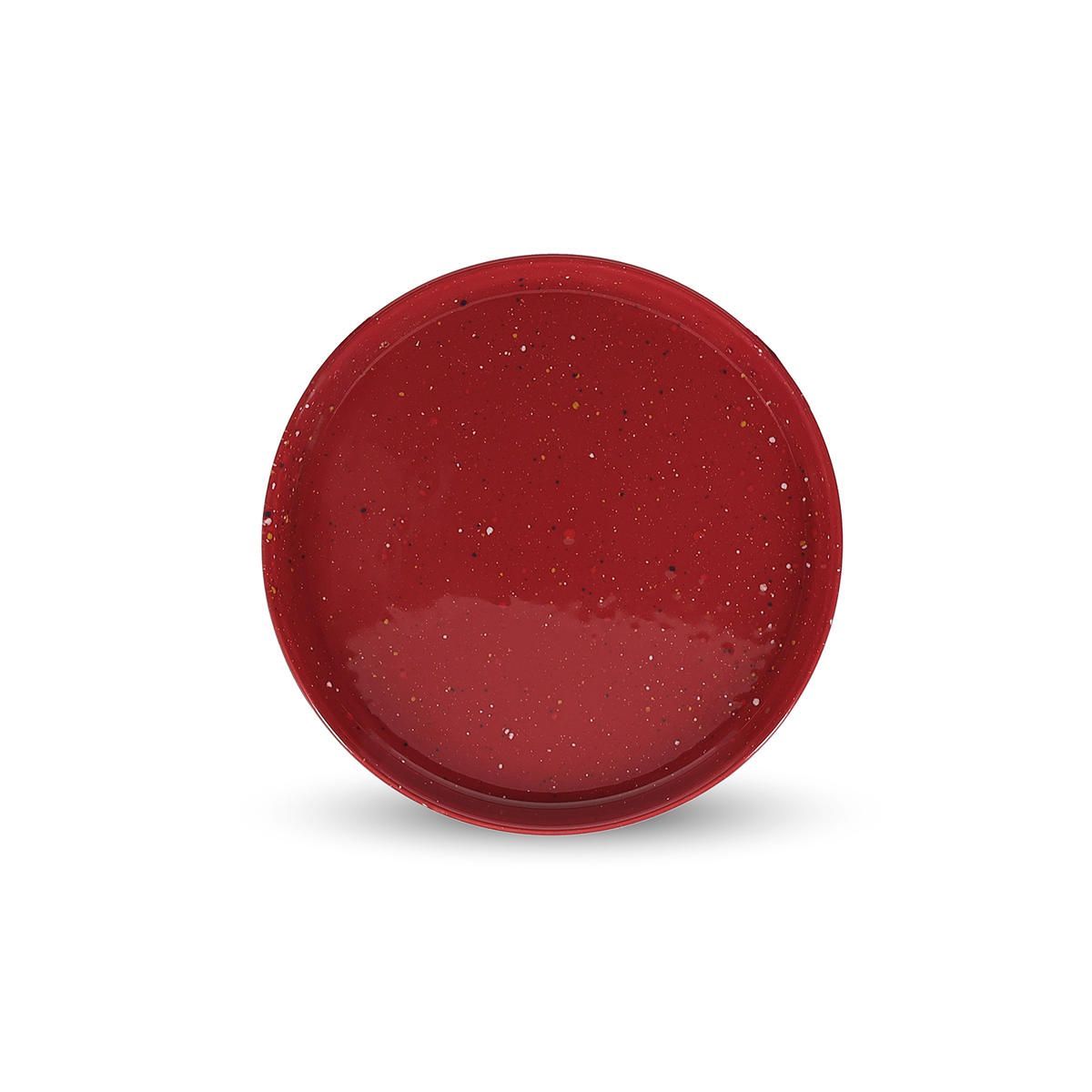 ONA · Bord FIKA · burgundy - 20,5 cm