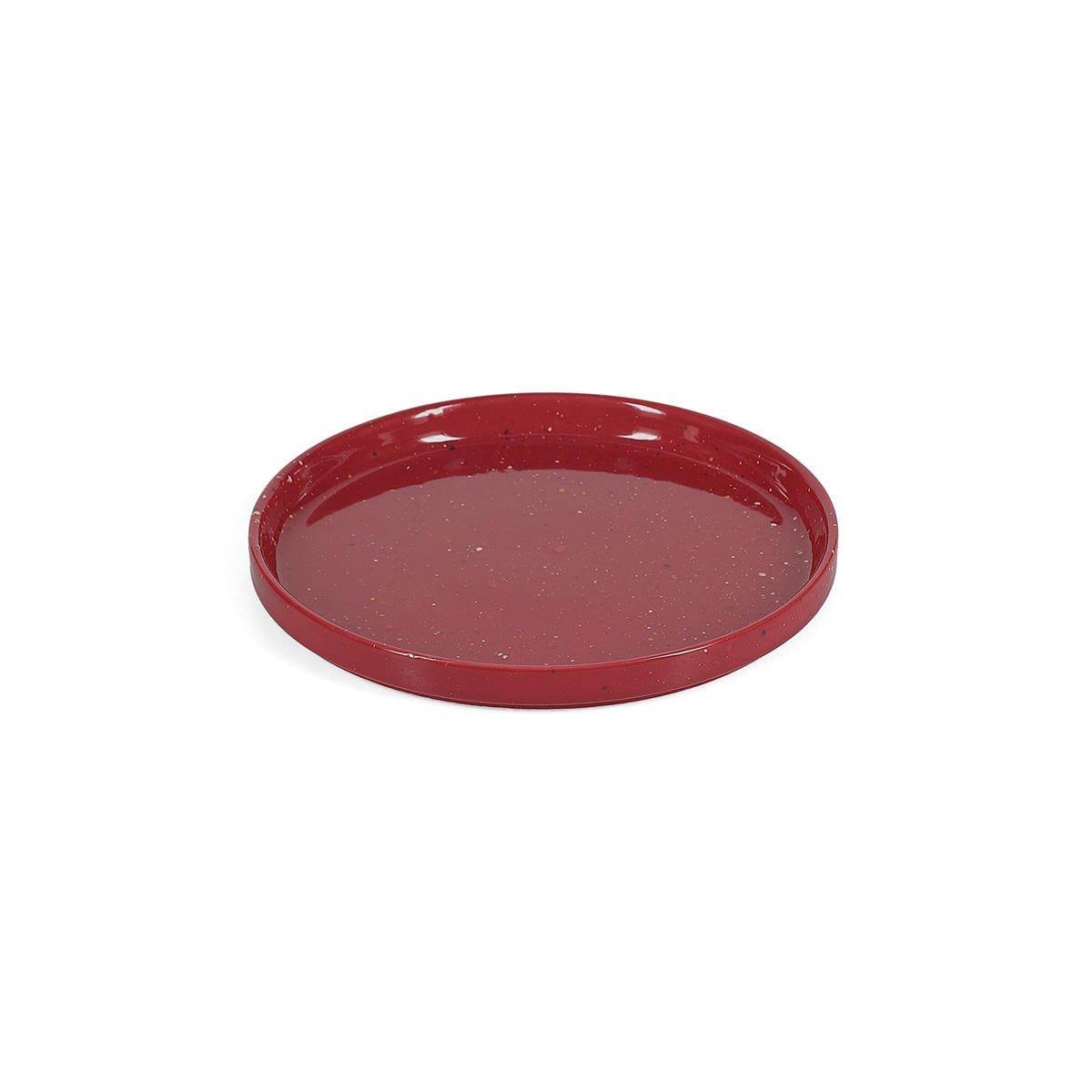ONA · Bord FIKA · burgundy - 20,5 cm