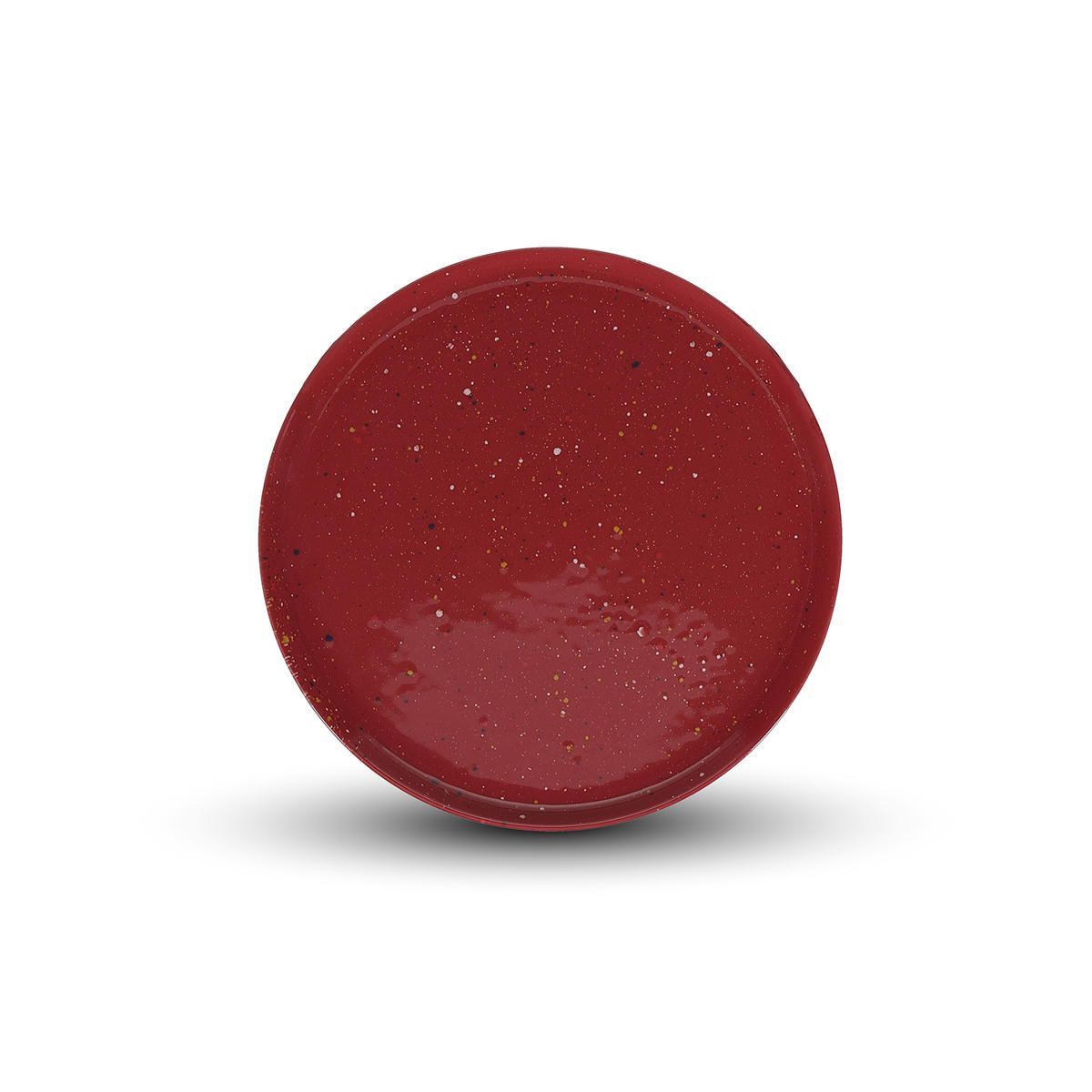 ONA · Bord FIKA · burgundy - 25 cm