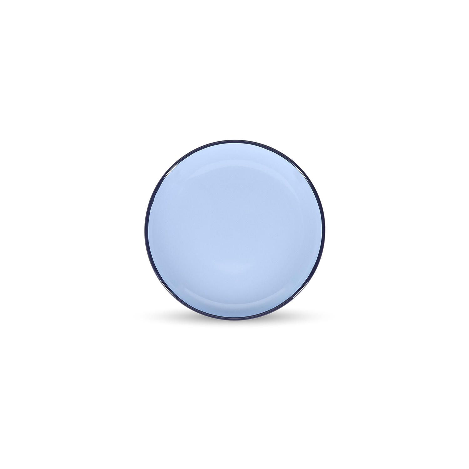ONA · Plat bord 18xH2,5cm Duo · blue