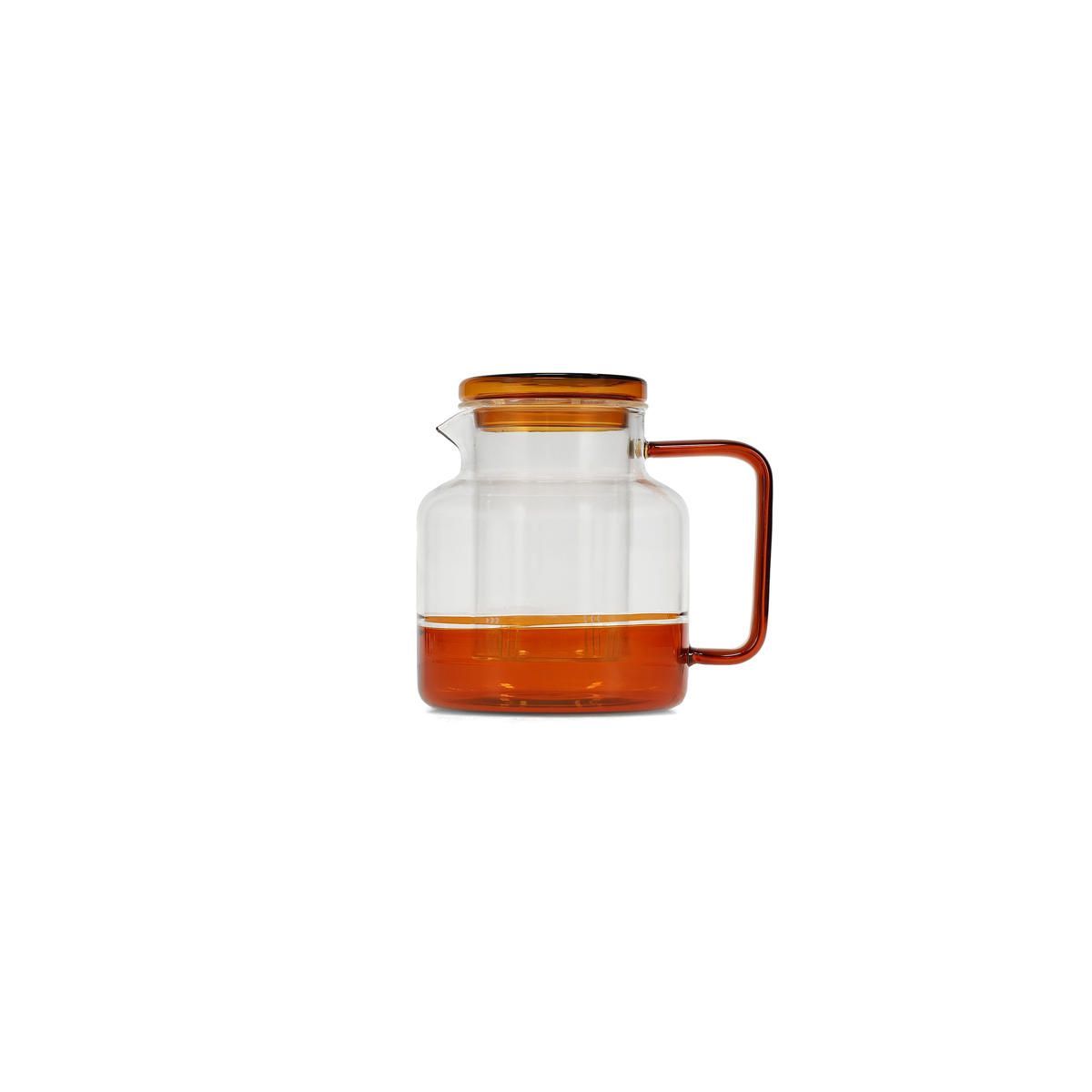 ONA · Theepot 95cl met glazen filter Liv - amber