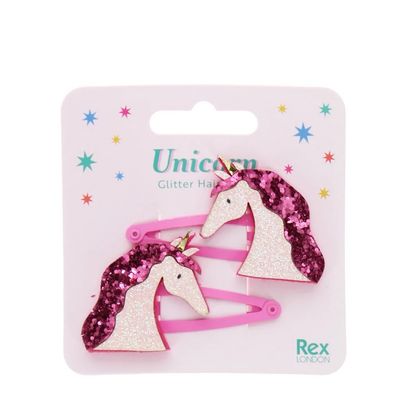 REX · Glitter haarclips Eenhoorn