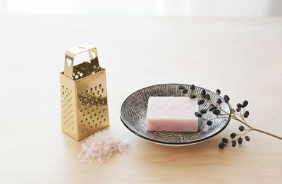 Mini raspje geurblokje · Goud