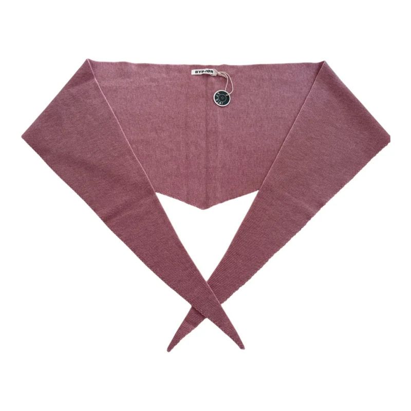 Bybjor · Merino Wool Scarf (Large) · Vintage Pink-Melange